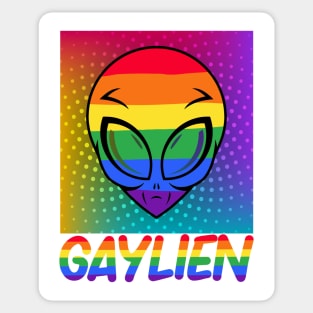 Gaylien Alien Sticker